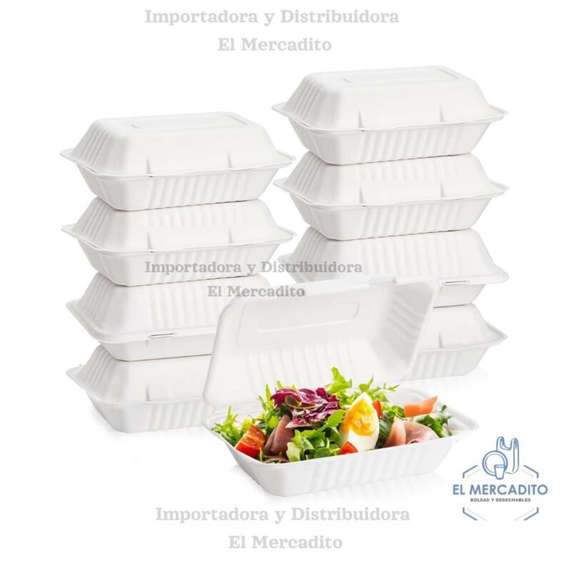 Bandeja 9X6 Bagazo de Caña