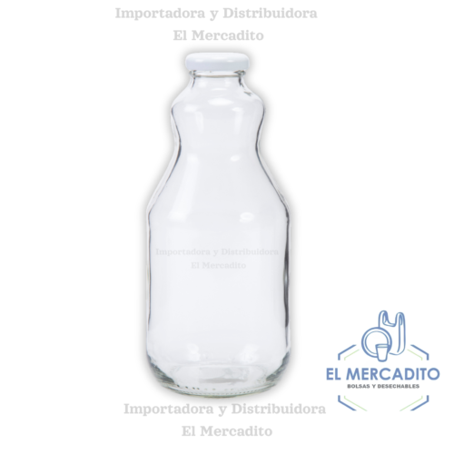 Envase Vidrio Botella 960 ml Juguera Tapa Metálica 38 mm C-7085