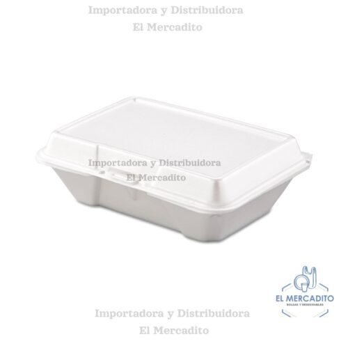 Bandeja 9X6 Biofoam, en paquetes de 50 unidades