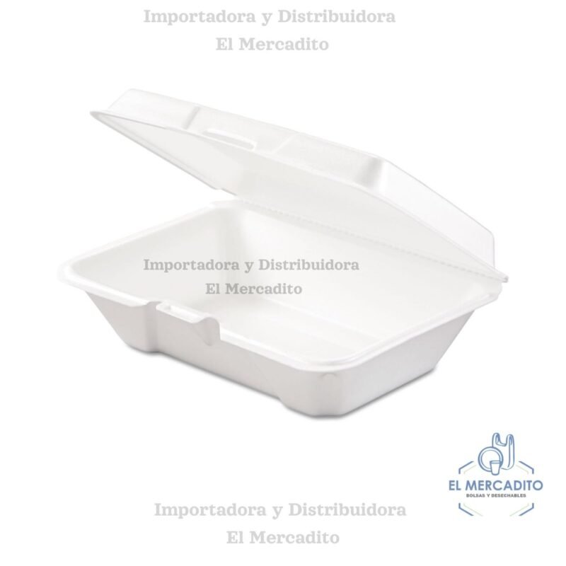 Bandeja 9X6 Biofoam, en paquetes de 50 unidades