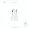 Botella Transparente Vidrio 750 ml / 25 oz Rosca Plastica C-2421