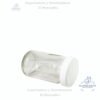 Envase de vidrio, Frasco de 240 ml / 8 oz C-2447, con  Tapa Plástica
