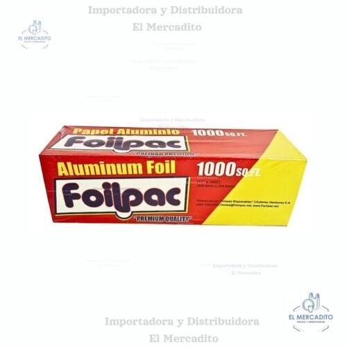 Aluminio 1000 foilpac Papel aluminio 1000 pies Foilpac