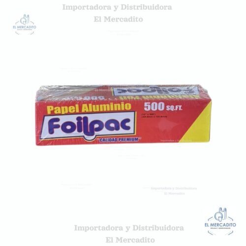 Aluminio 500 foilpac Papel aluminio 500 pies Foilpac