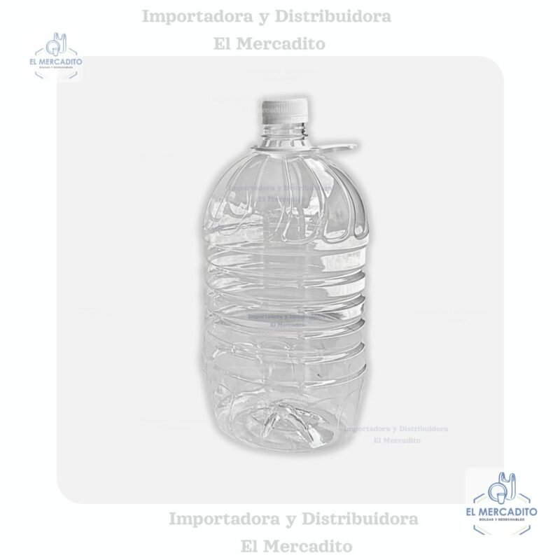 Botella Plástica Transparente Pet Garrafa 1 Galón, 3.785 Litros