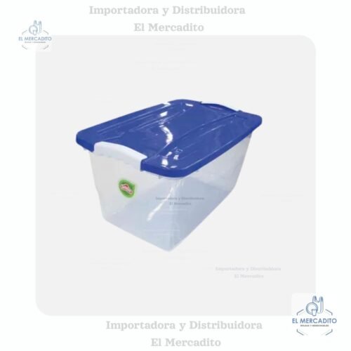 Caja click de 23 litros con tapa variedad de colores