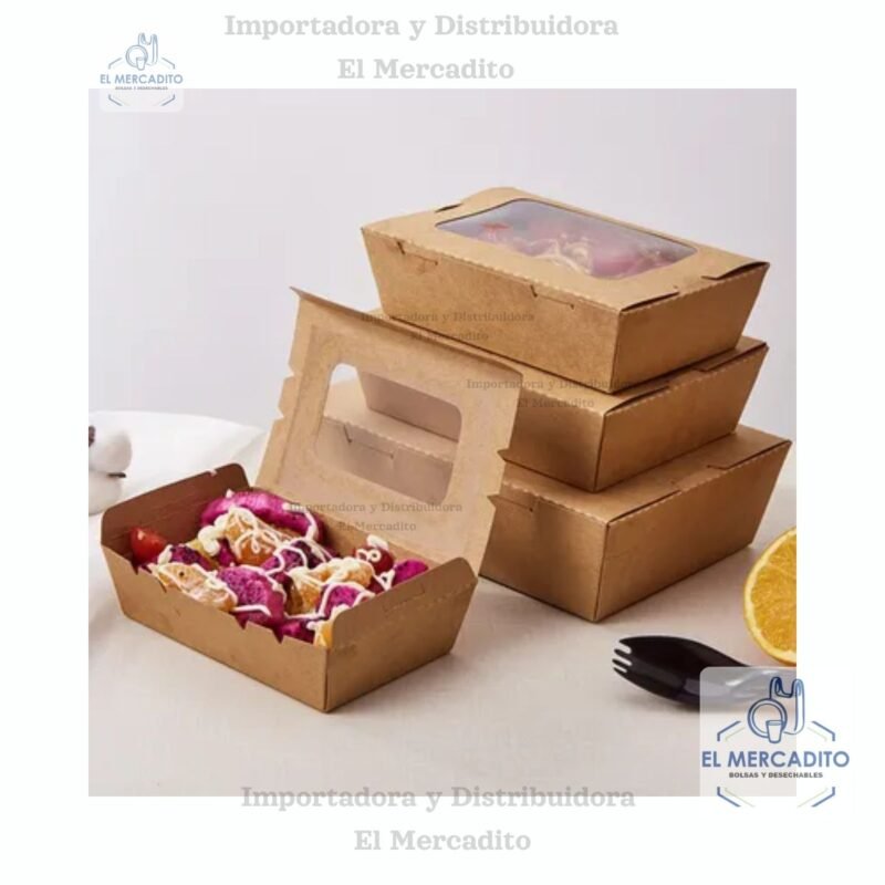 Contenedor con Ventana 2100 ml, 1600 ml, 1200 ml, 900 ml, 700 ml