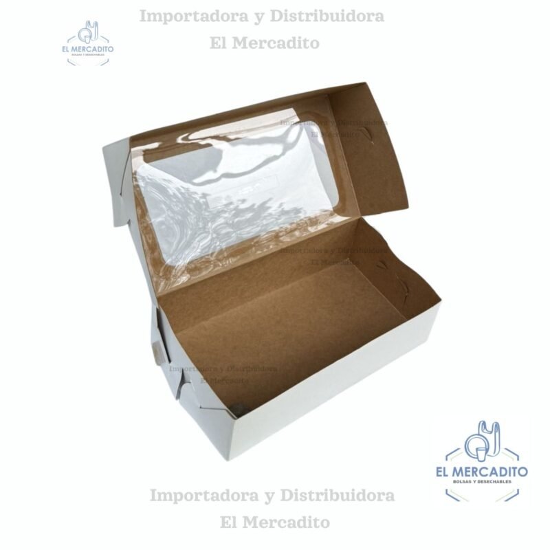 Caja con Ventana Arrollado, 23 x 13 x 6,5cm