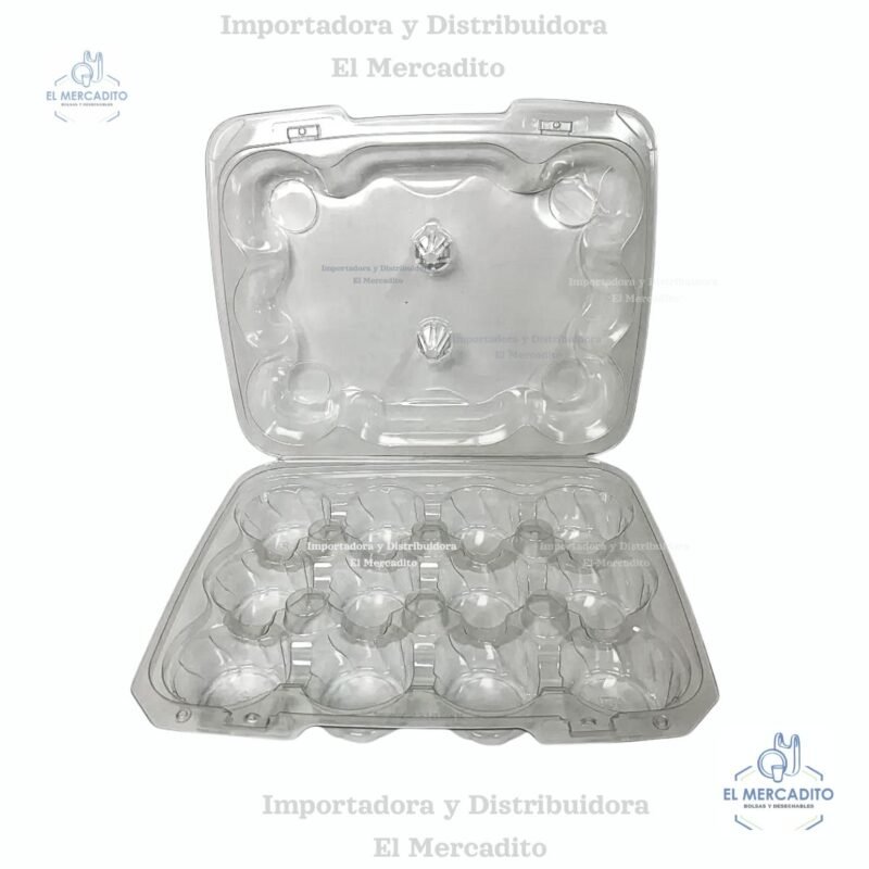 Empaque Cup Cake Plástico 12 Unidades