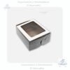 Caja Repostera #10 con Ventana, 13x11x5 cm