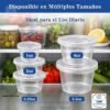 Tazas souffle transparentes para postres, salsas, 1 oz, 2 oz, 3.25 oz, 5.5 oz, en paquetes de 25 unidades con tapa incluida.