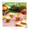 Tazas souffle transparentes para postres, salsas, 1 oz, 2 oz, 3.25 oz, 5.5 oz, en paquetes de 25 unidades con tapa incluida.