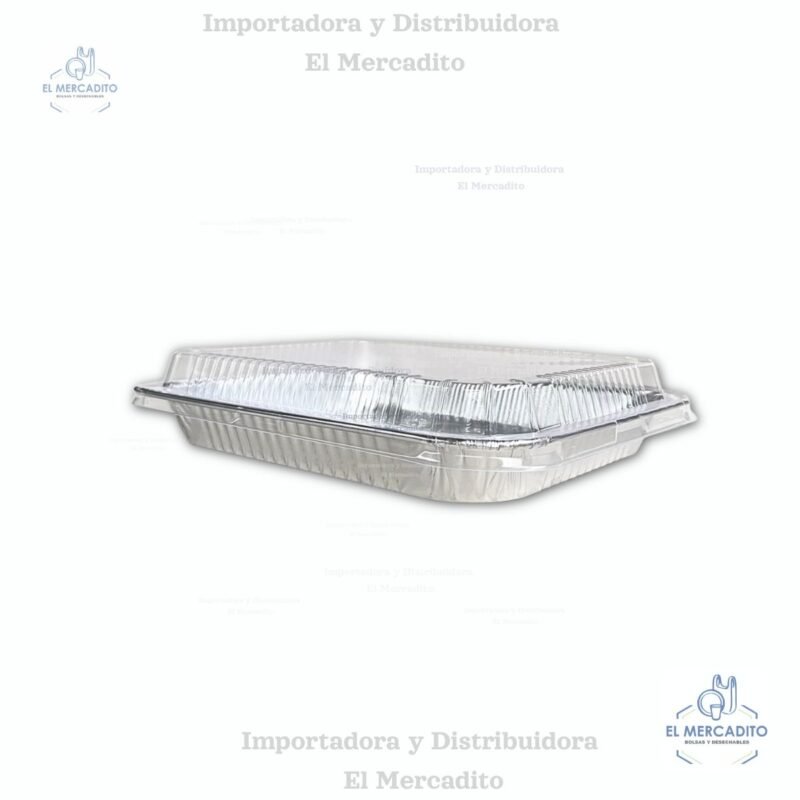 Molde de Aluminio con tapa plastica cod 320