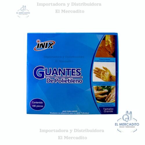 guantes de polietileno inix desechables guantes de polietileno inix desechables