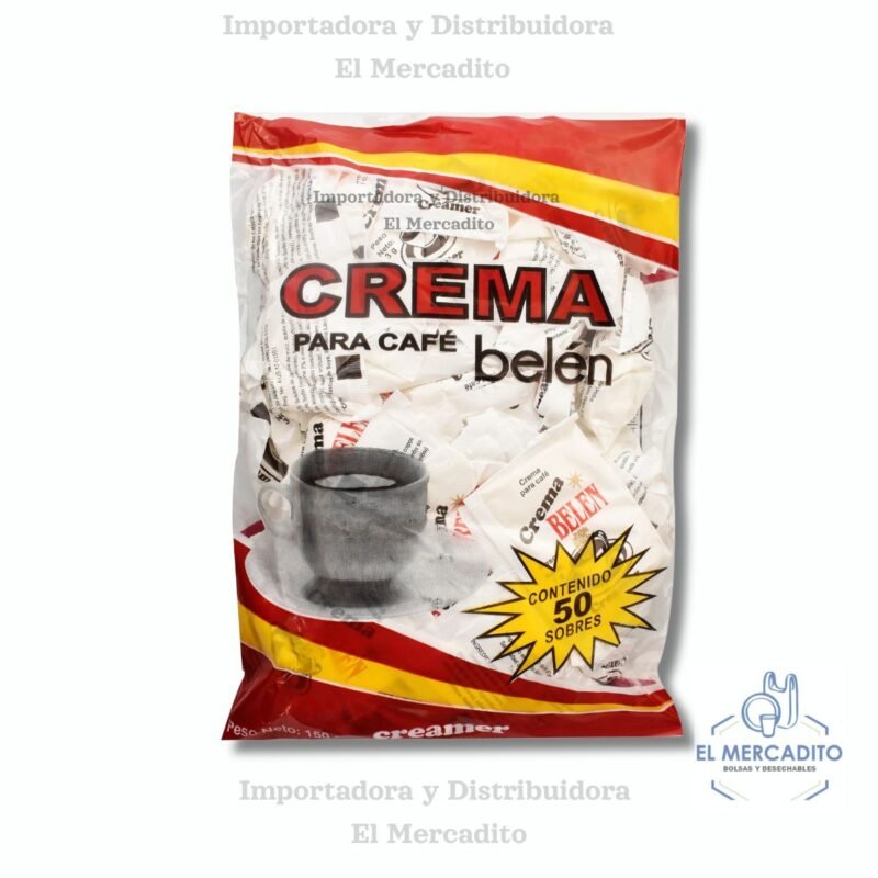 Crema en sobres