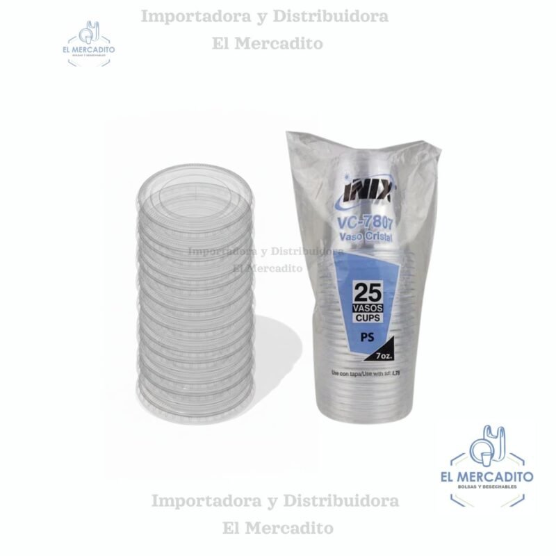 Tapa vaso cristal #7 inix