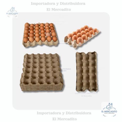 Quequera 32 (3) Cartón para huevos, con 30 y 15 espacios