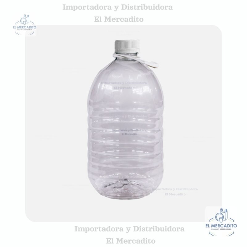 Botella Plástica Transparente Pet Garrafa 1 Galón, 3.785 Litros