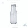 Envase Vidrio Botella 210 ml / 7 onzas, Juguera, Cristalino, tapa metálica, twist off c-2235