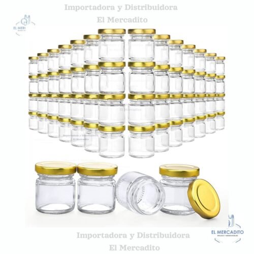 Frascos de Vidrio Mermelada 25 ml, 50 ml, 75 ml, 100 ml