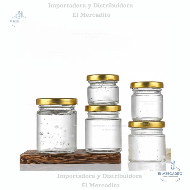 Frascos de Vidrio Mermelada 25 ml, 50 ml, 75 ml, 100 ml