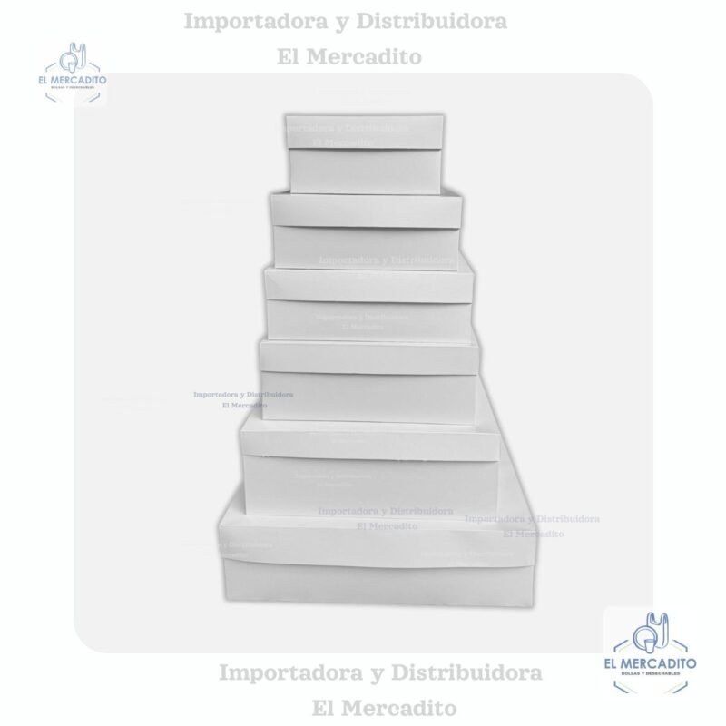 Cajas de Cartón blanco para Queques