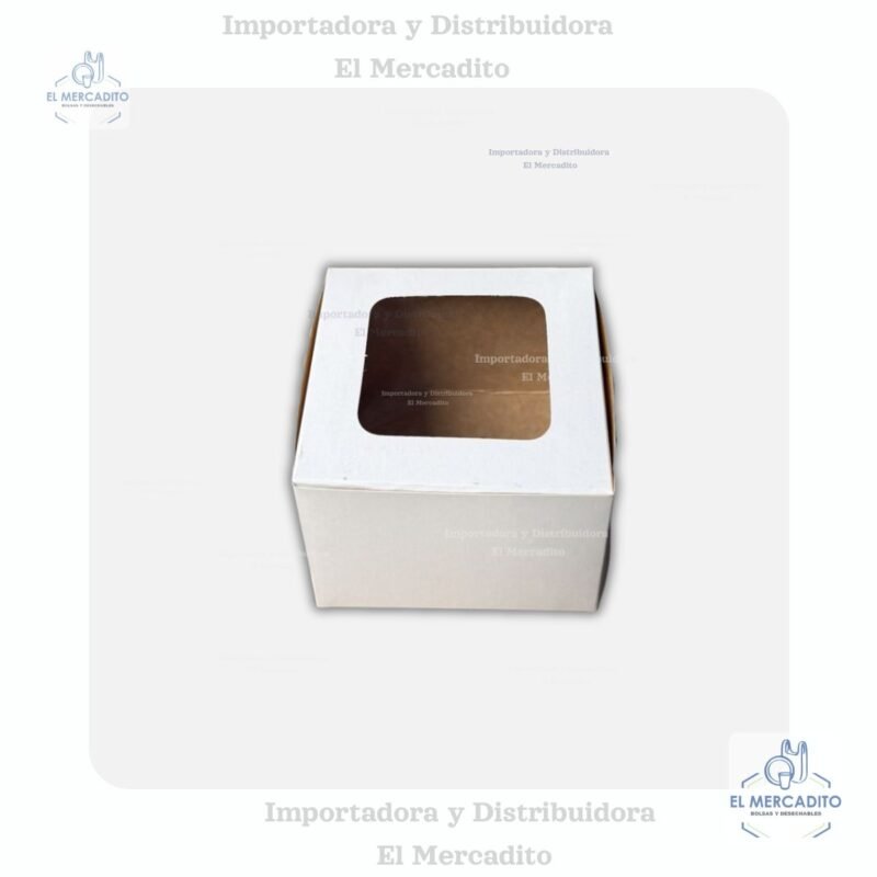 Caja 1-pv con Ventana 11 x 11 x 8 cm