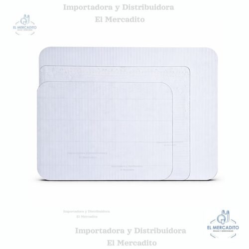 Bases para queques Bases Rectangulares plateadas para queques