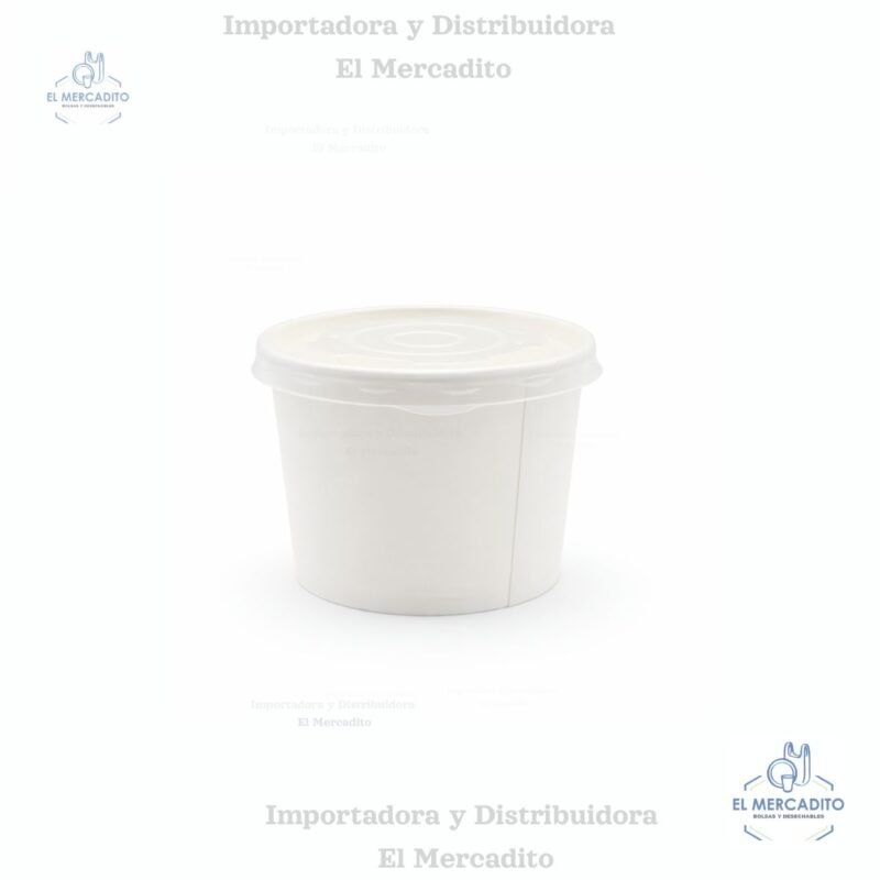 Contenedor de Cartón Helado 8 oz