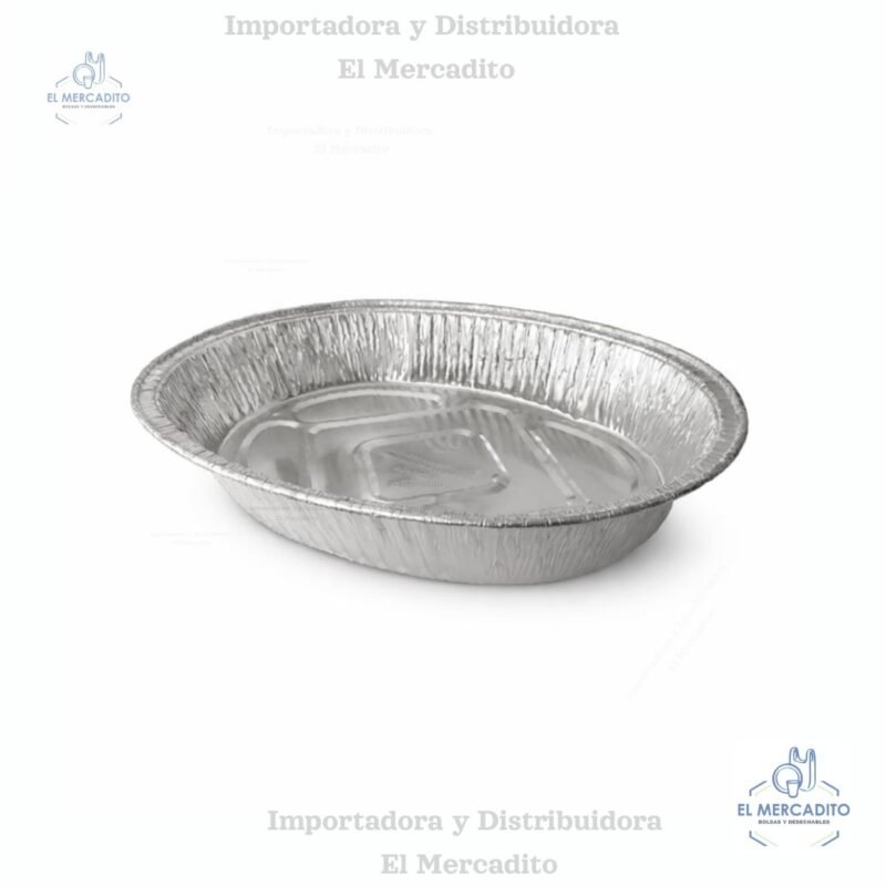 Molde de Aluminio Ovalado Inix 40 x 32 x 7 cm
