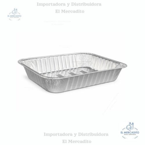 Molde de Aluminio Rectangular 6000 ml 43 x 32 x 7 cm