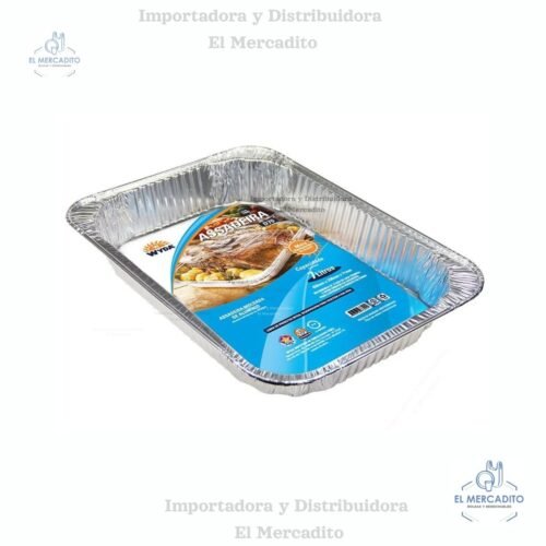 Botellas plasticas de Spray 250 (18) Molde de Aluminio Rectangular Wyda 7 Litros 45,6 x 33,6 x 7,1 cm