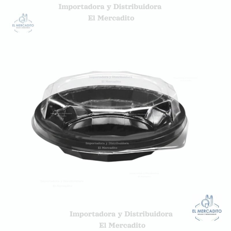 Contenedor Base Negra 17cm x 5cm de Altura FH17N