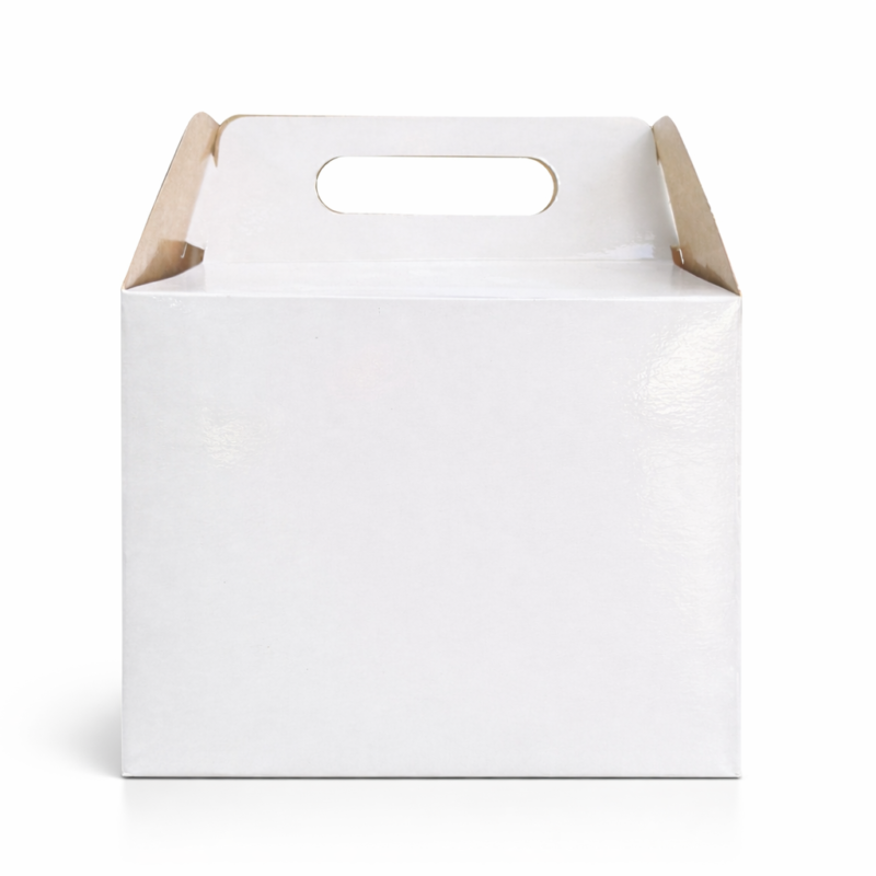 Caja de Cartón Lonchera # 6, 22 cm x 16 cm x 16 cm