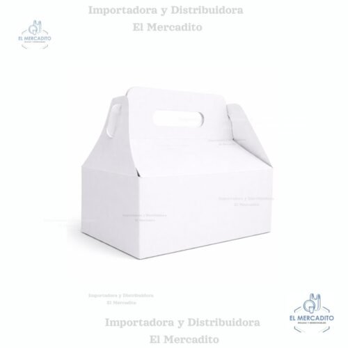 Caja de Cartón Lonchera # 3, 21 cm x 12,6 cm x 8 cm