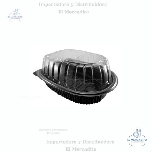 Contenedor de Plástico Para Pollo Rostizado (1) Contenedor de Plástico Para Pollo Rostizado
