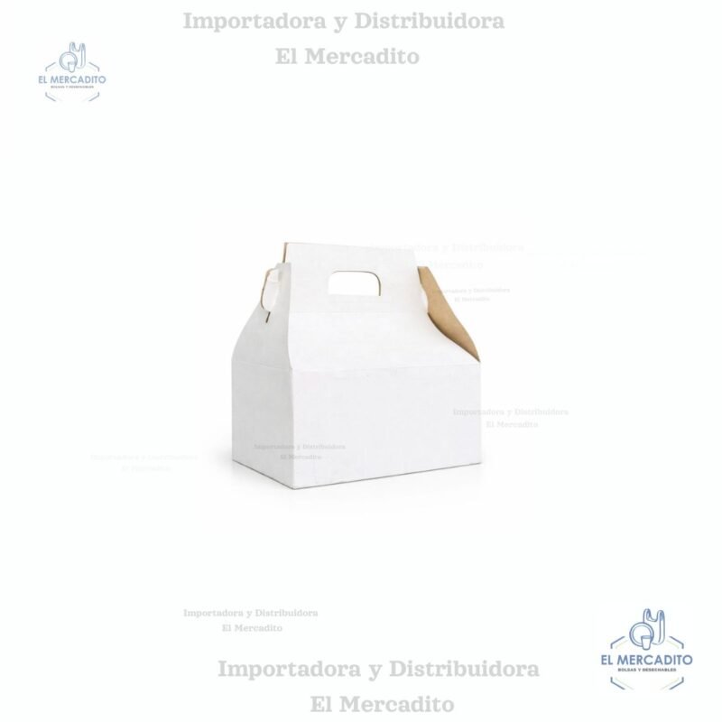 Caja de Cartón Lonchera # 2, 18 cm x 11 cm x 7,7 cm