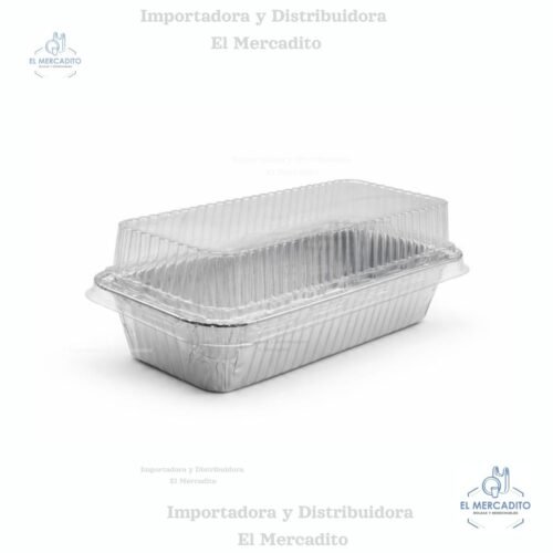 Contenedor de Plástico Para Pollo Rostizado (12) Molde de Aluminio Wyda Rectangular D10