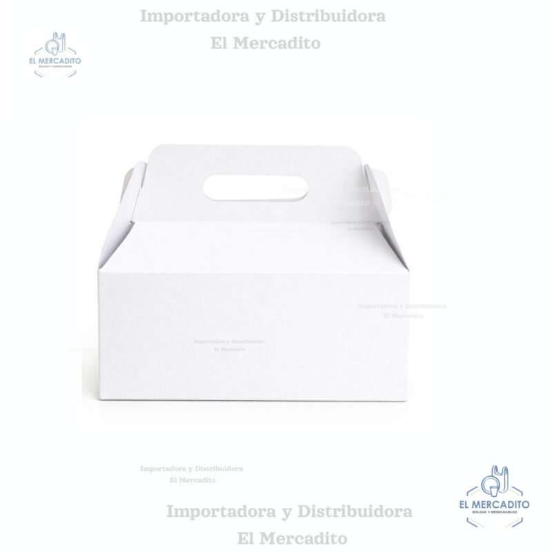 Caja de Cartón Lonchera # 3, 21 cm x 12,6 cm x 8 cm