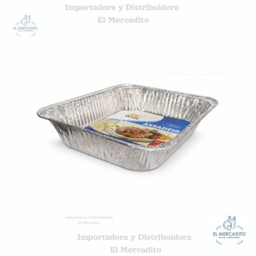 Molde de Aluminio Rectangular Wyda 4 Litros 32,5 x 26,5 x 6,5 cm