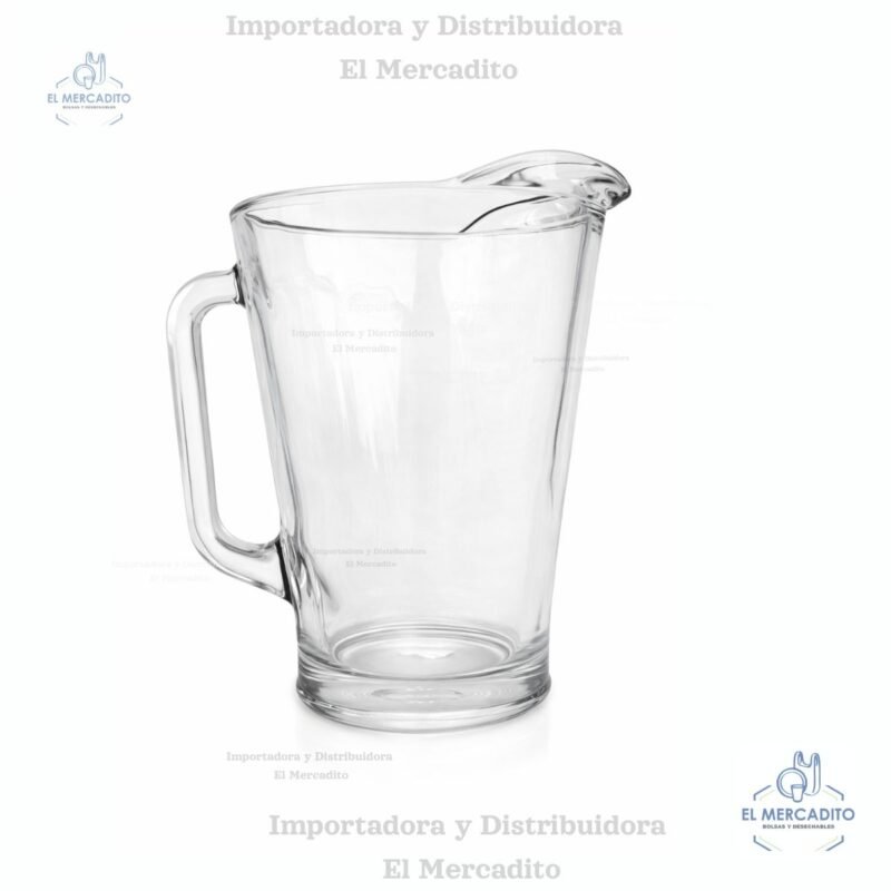 Pichel Jarra de Vidrio Liso, 1771 ml c-3800