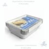 Molde de Aluminio HyFoil, 10 moldes con tapa plástica 17,2 x 10,7 x 4,5 cm