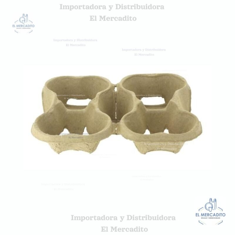 Porta Vasos para 4 unidades, divisible en 2 unidades cada uno