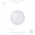 Tapa Plástica para Vaso Vacan #10 - #12, 25 unidades