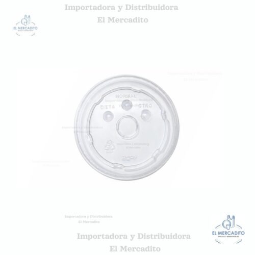 Tapas para Vaso Vacan 12 - 10 Tapa Plástica para Vaso Vacan #10 - #12, 25 unidades