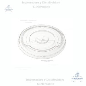 Tapa Plana Plástica 100 unidades para Vasos de Batidos