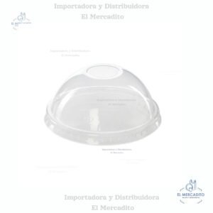 Tapa Domo Plástica 100 unidades para Vasos de Batidos