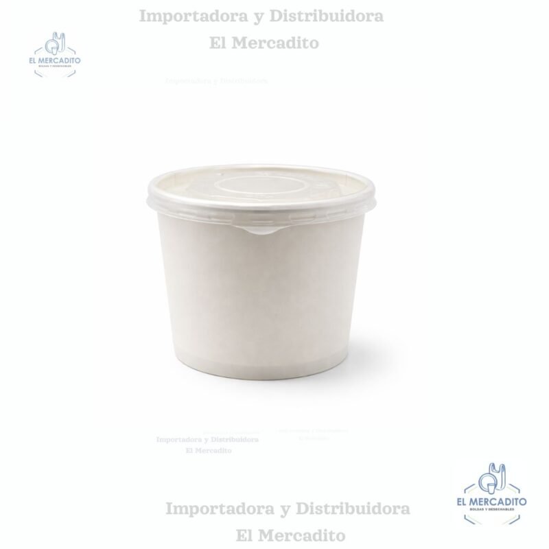 Contenedor de Cartón Helado 12 oz