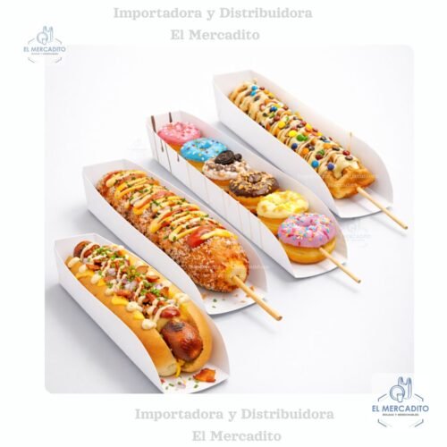 Bandeja Hot Dog Abierta (2) Bandeja Hot Dog Abierta