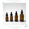 Gotero de Vidrio Ámbar, 50 ml, 30 ml, 20 ml, 15 ml